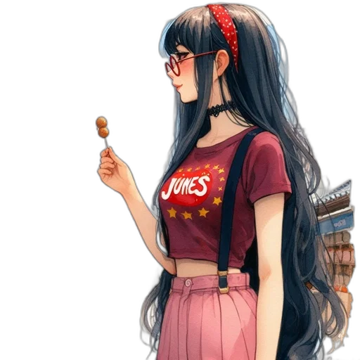 dress, food, staff, face transparent PNG cut-out