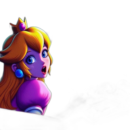 crown, dress, 3d render, concept art transparent PNG cut-out
