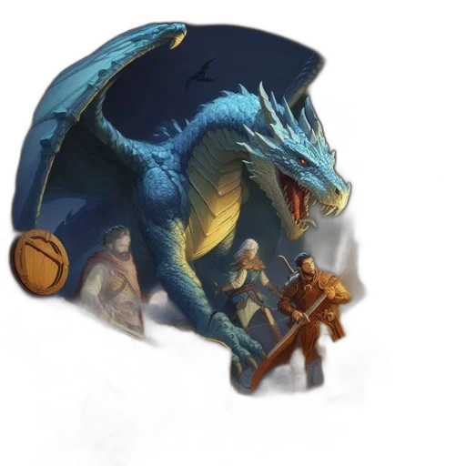 dragon, staff, creature, weapon transparent PNG cut-out