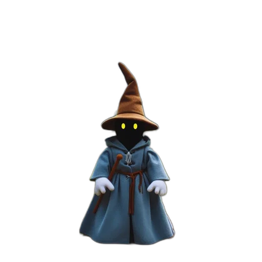 staff, hat, mask, creature transparent PNG cut-out