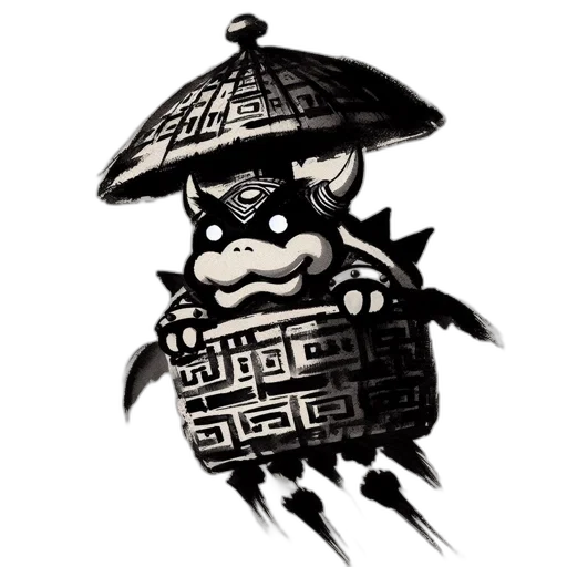mask, umbrella, robot, staff transparent PNG cut-out