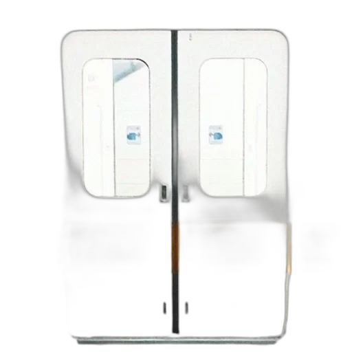 furniture, robot, 3d render, white transparent PNG cut-out