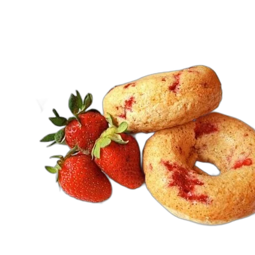 food, plate, two, strawberry transparent PNG cut-out