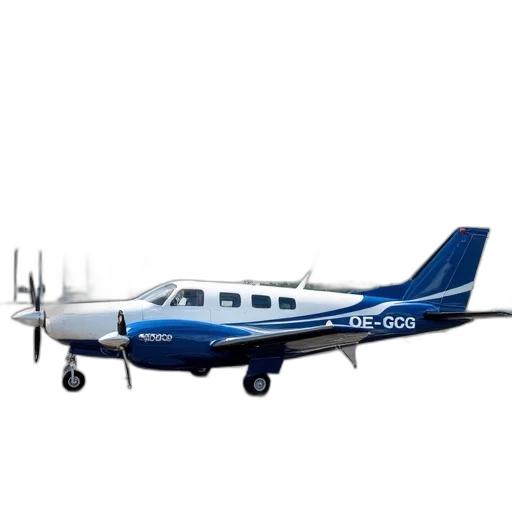 small, white, blue, propeller transparent PNG cut-out