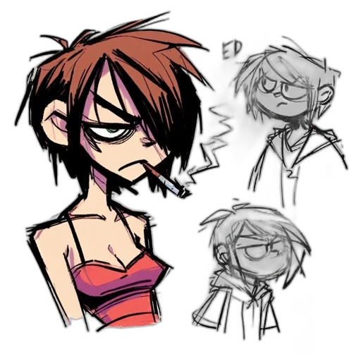 concept art, cartoon, anime, comic book art transparent PNG cut-out