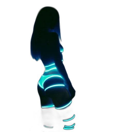dress, robot, shoes, staff transparent PNG cut-out