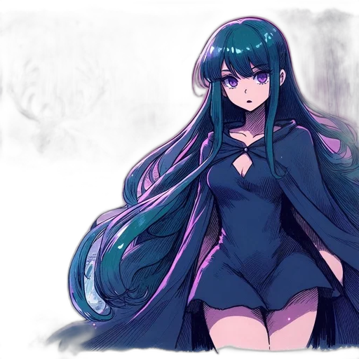 dress, creature, anime, concept art transparent PNG cut-out