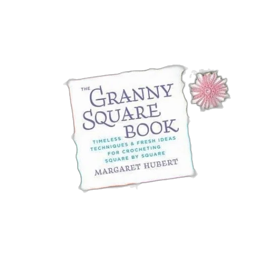 granny, square, book, margaret transparent PNG cut-out