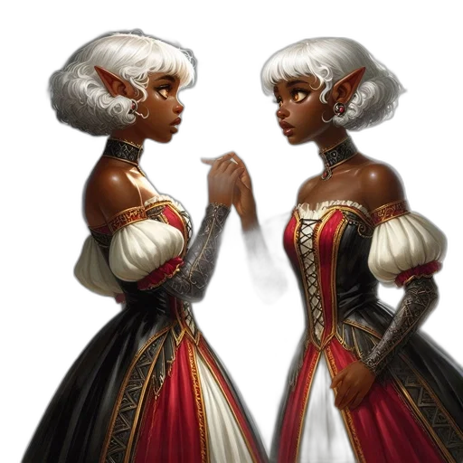 dress, crown, concept art, fantasy art transparent PNG cut-out