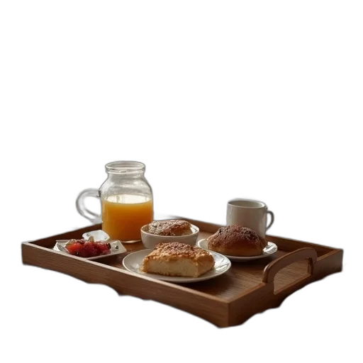 food, furniture, 3d render, fog transparent PNG cut-out