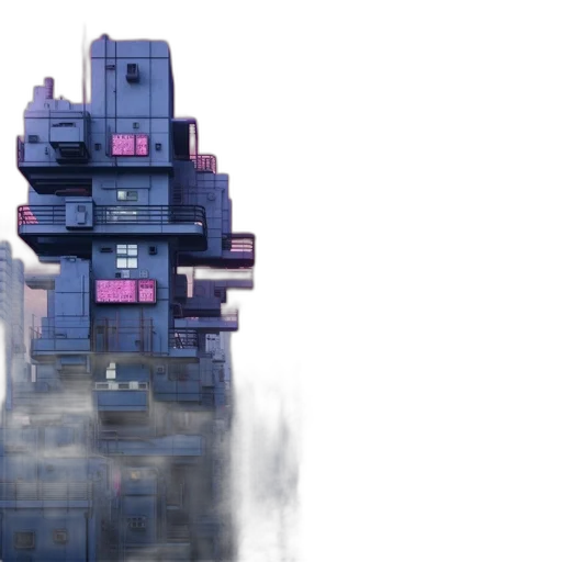 robot, building, weapon, creature transparent PNG cut-out