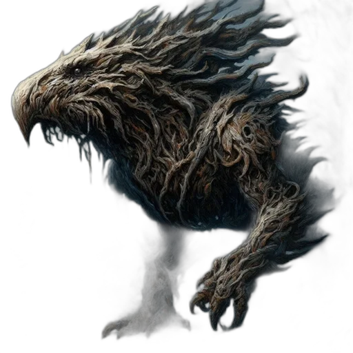 creature, dragon, animal, hair transparent PNG cut-out