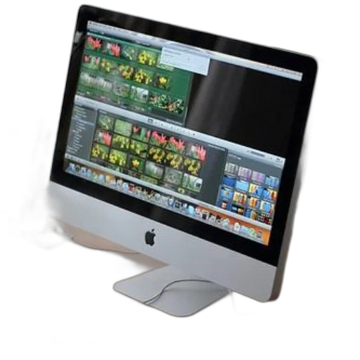 3d render, modern, apple, imac transparent PNG cut-out