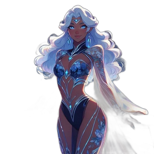 dress, concept art, fantasy art, anime transparent PNG cut-out