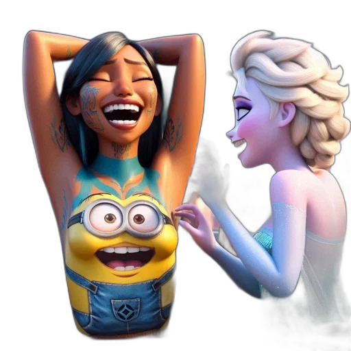 concept art, 3d render, cartoon, underwater transparent PNG cut-out