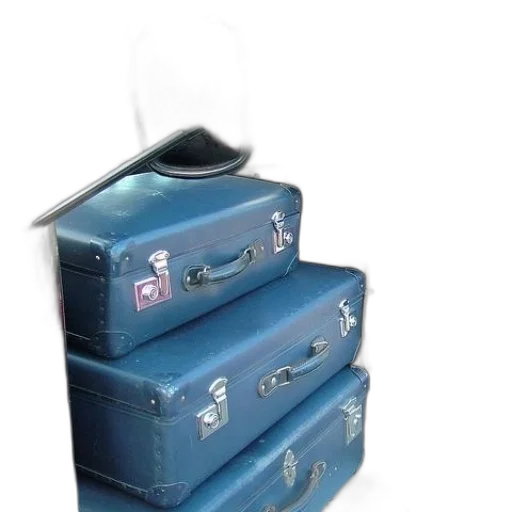 furniture, 3d render, photorealistic, blue transparent PNG cut-out