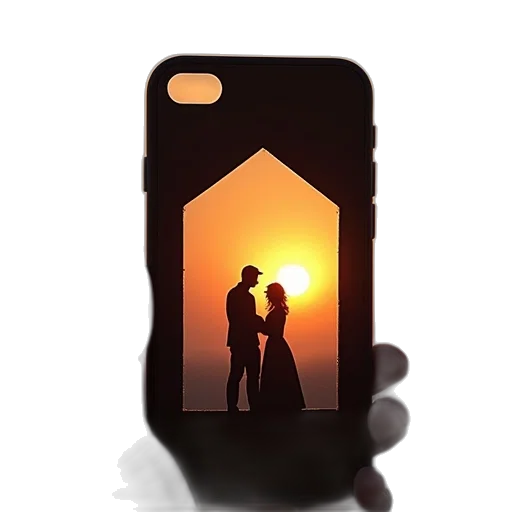 3d render, photorealistic, sunset, outer space transparent PNG cut-out