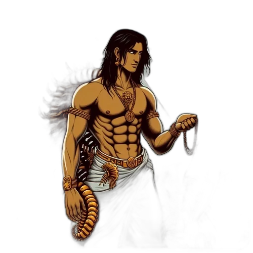 dragon, staff, sword, fantasy art transparent PNG cut-out