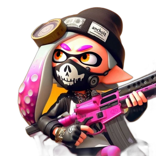 weapon, jacket, concept art, 3d render transparent PNG cut-out
