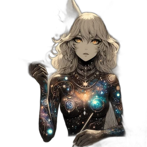 staff, dress, mask, creature transparent PNG cut-out