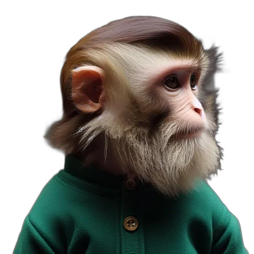 jacket, animal, staff, creature transparent PNG cut-out