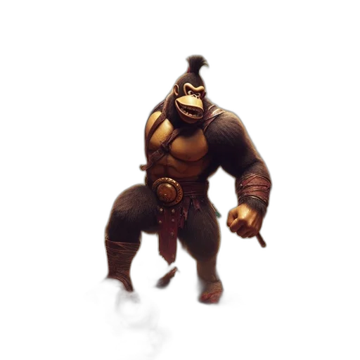 creature, staff, animal, mask transparent PNG cut-out