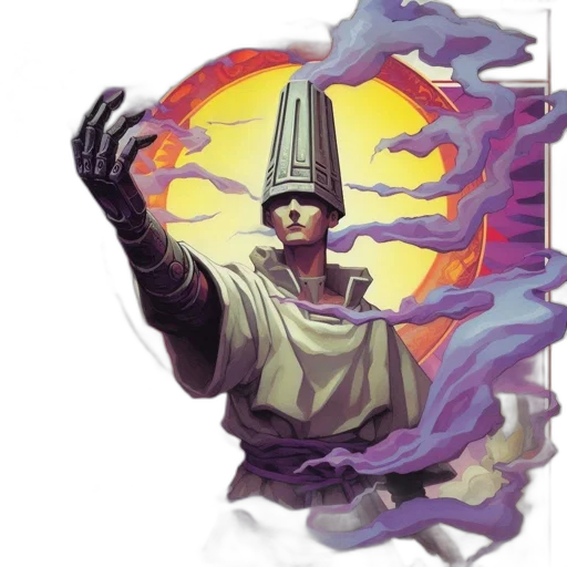 staff, hat, concept art, fantasy art transparent PNG cut-out