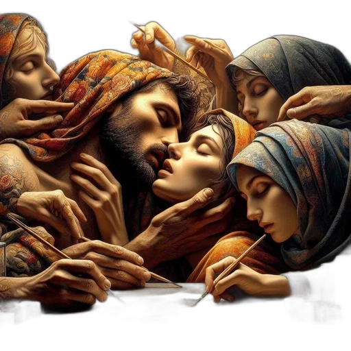 photorealistic, fantasy art, oil painting, concept art transparent PNG cut-out