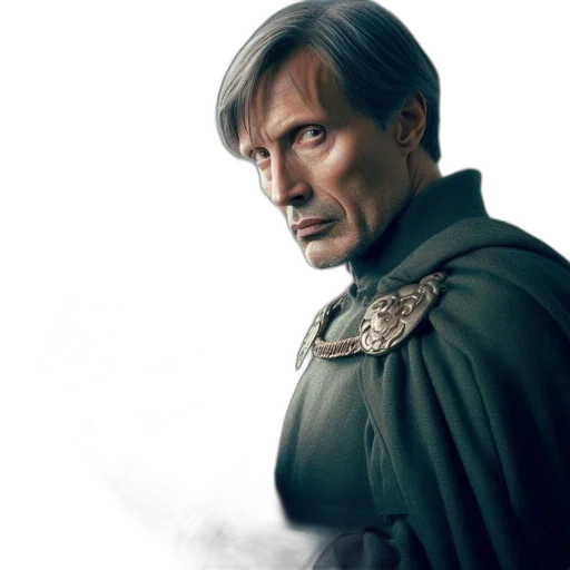 face, jacket, staff, concept art transparent PNG cut-out
