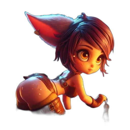 staff, robot, weapon, creature transparent PNG cut-out