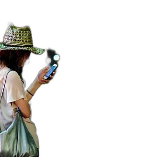 hat, staff, dress, umbrella transparent PNG cut-out