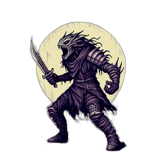 creature, staff, mask, dragon transparent PNG cut-out