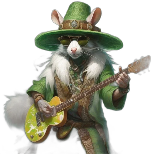 animal, hat, jacket, concept art transparent PNG cut-out