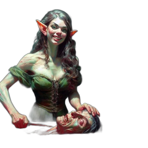 fantasy art, concept art, pixel art, comic book art transparent PNG cut-out