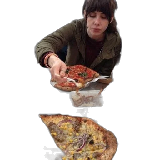 food, jacket, face, weapon transparent PNG cut-out