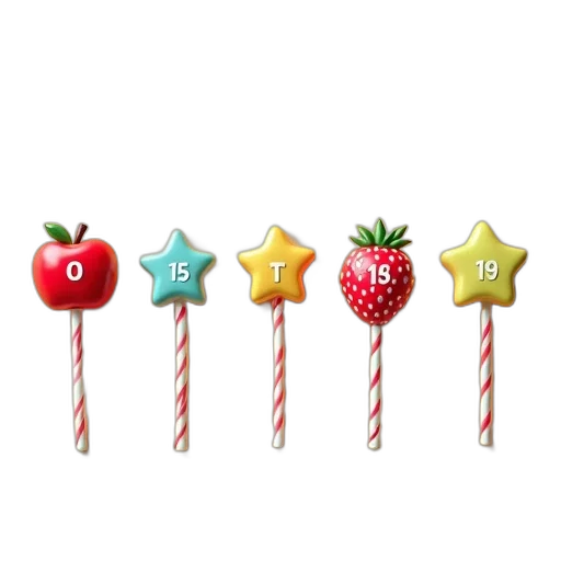 staff, food, 3d render, collection transparent PNG cut-out