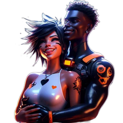 robot, concept art, comic book art, cyberpunk transparent PNG cut-out
