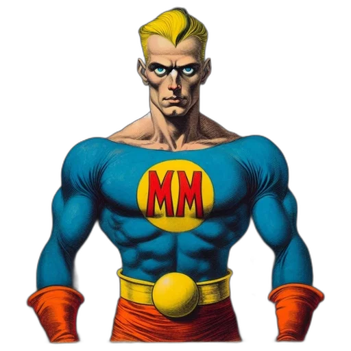comic book art, concept art, cartoon, illustrated transparent PNG cut-out