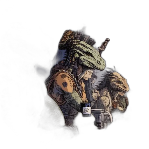 dragon, creature, mask, animal transparent PNG cut-out