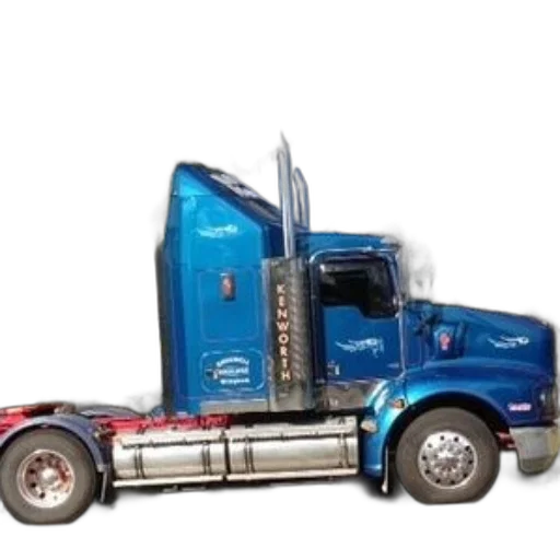 photorealistic, 3d render, blue, kenworth transparent PNG cut-out