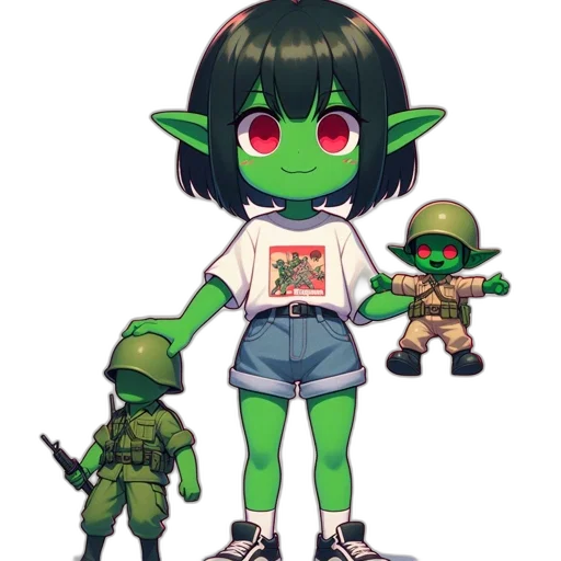 weapon, staff, creature, pixel art transparent PNG cut-out