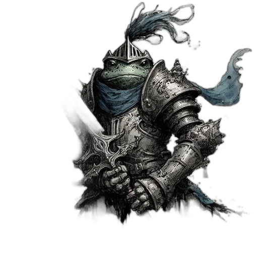 mask, dragon, sword, staff transparent PNG cut-out
