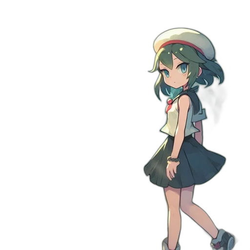 hat, dress, staff, weapon transparent PNG cut-out