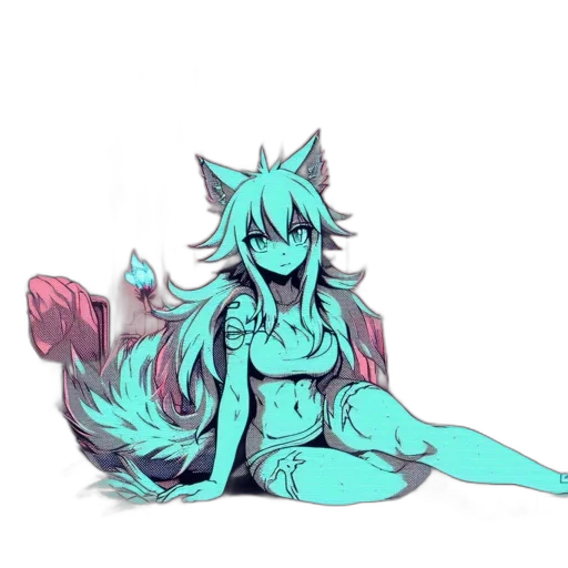 creature, dragon, staff, animal transparent PNG cut-out