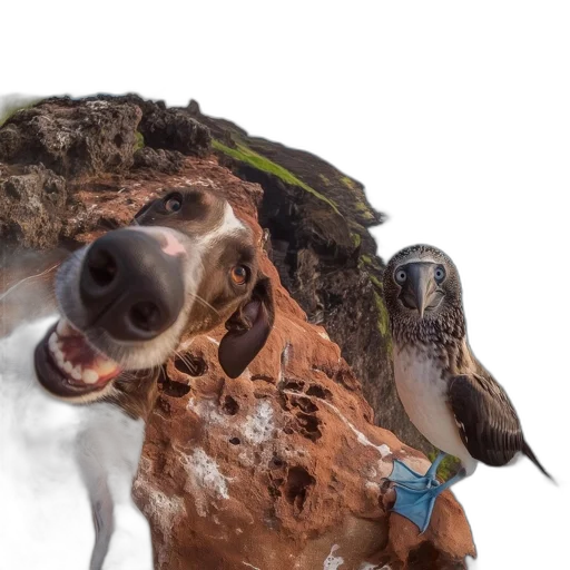 animal, creature, face, photorealistic transparent PNG cut-out