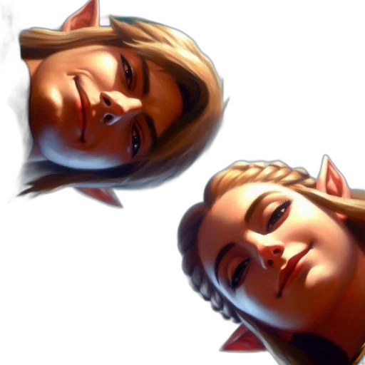 face, crown, staff, mask transparent PNG cut-out