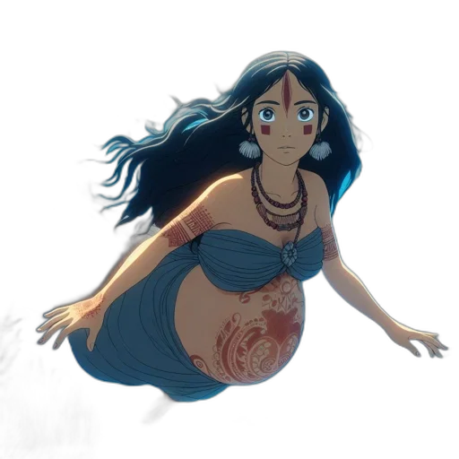 dress, concept art, fantasy art, comic book art transparent PNG cut-out