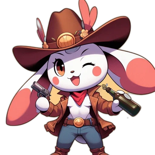weapon, staff, hat, cartoon transparent PNG cut-out