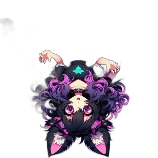 mask, staff, creature, hair transparent PNG cut-out