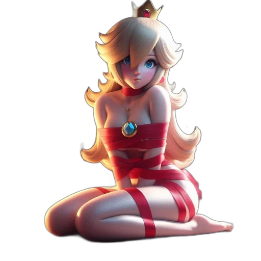 dress, robot, crown, staff transparent PNG cut-out